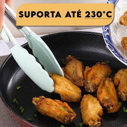 Drop Kit 12 Peças Colher para Cozinha Silicone BPA Antiferrugem Utensílios de
