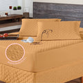 Kit Capa de Colchão Impermeável c/ 4 Camadas de Proteção + Protetor Impermeável p/ Travesseiro Solteiro / Casal / Queen / King